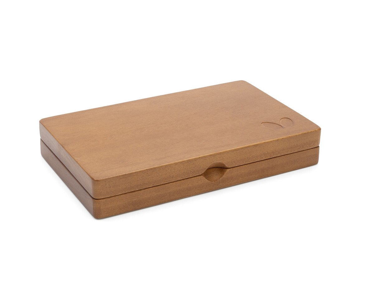 Butterfly Kibako Wood Case - Closed View